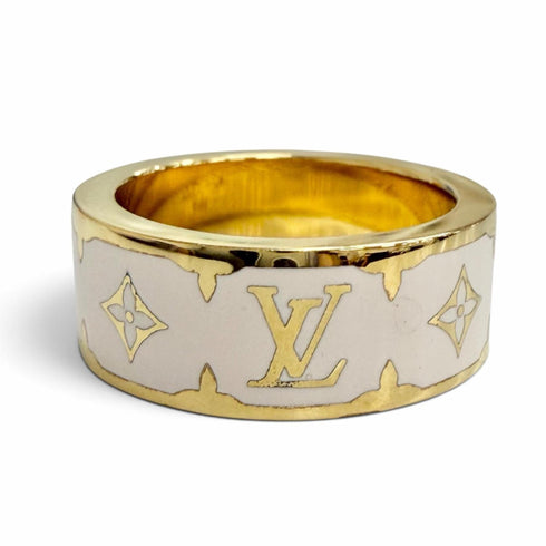 Flight Mode Ring Nano Gram Enamel Blanc