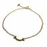 T Smile Mini Pendant Necklace 18K Rose Gold with Diamonds