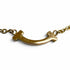 T Smile Mini Pendant Necklace 18K Rose Gold with Diamonds