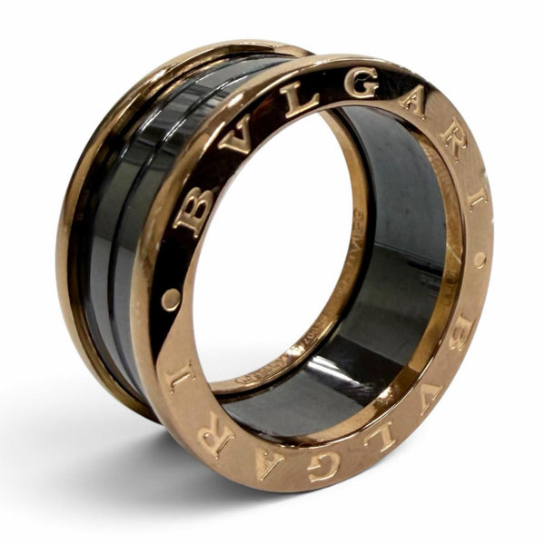B.Zero1 Ring 18K Rose Gold and Ceramic