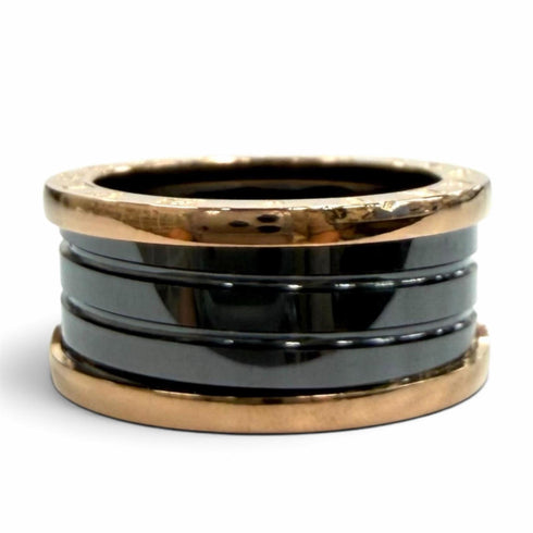 B.Zero1 Ring 18K Rose Gold and Ceramic