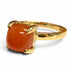 Band Ring 18K Yellow Gold with Chalcedony