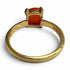 Band Ring 18K Yellow Gold with Chalcedony