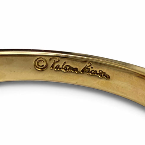 Band Ring 18K Yellow Gold with Chalcedony