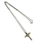 Pendant Necklace Sterling Silver and 18K Yellow Gold