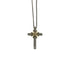 Pendant Necklace Sterling Silver and 18K Yellow Gold