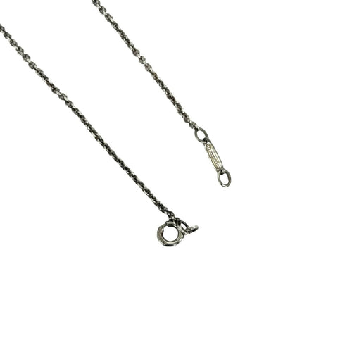 Pendant Necklace Sterling Silver and 18K Yellow Gold