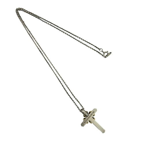 Pendant Necklace Sterling Silver and 18K Yellow Gold