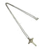 Pendant Necklace Sterling Silver and 18K Yellow Gold