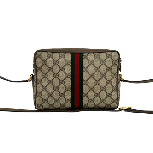 Ophidia Shoulder Bag GG Coated Canvas Small