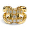 Band Ring 18K Yellow Gold With Diamond