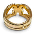 Band Ring 18K Yellow Gold With Diamond
