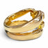 Band Ring 18K Yellow Gold With Diamond