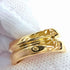 Band Ring 18K Yellow Gold With Diamond
