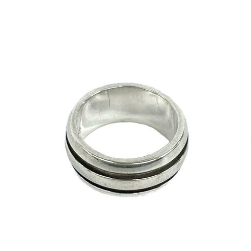 Vintage Band Ring Sterling Silver