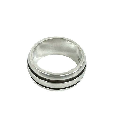 Vintage Band Ring Sterling Silver