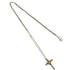 Pendant Necklace Sterling Silver and 18K Yellow Gold