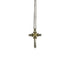 Pendant Necklace Sterling Silver and 18K Yellow Gold