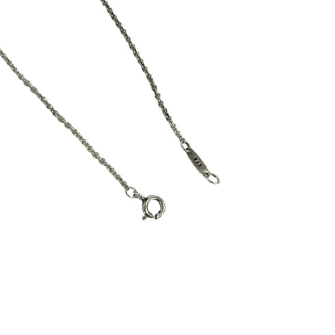 Pendant Necklace Sterling Silver and 18K Yellow Gold