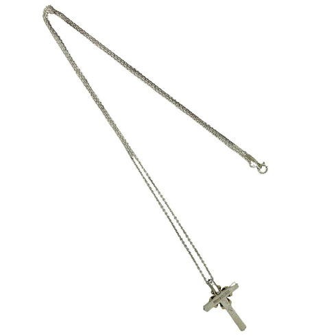 Pendant Necklace Sterling Silver and 18K Yellow Gold