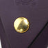 Handbag Charm Leather and Metal Purple