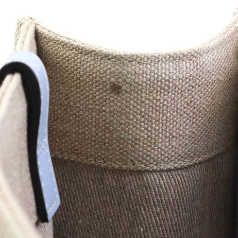 Woody Tote Canvas with Leather Medium