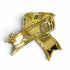 Vintage Ribbon Brooch 18K Yellow Gold