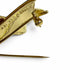 Vintage Ribbon Brooch 18K Yellow Gold