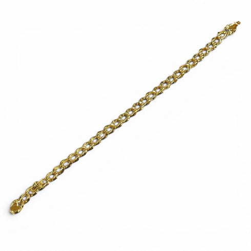 Vintage Chain Pendant Necklace Gold