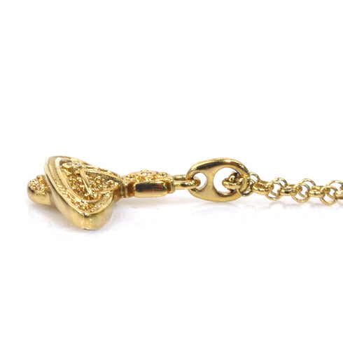 Pendant Necklace Metal Gold