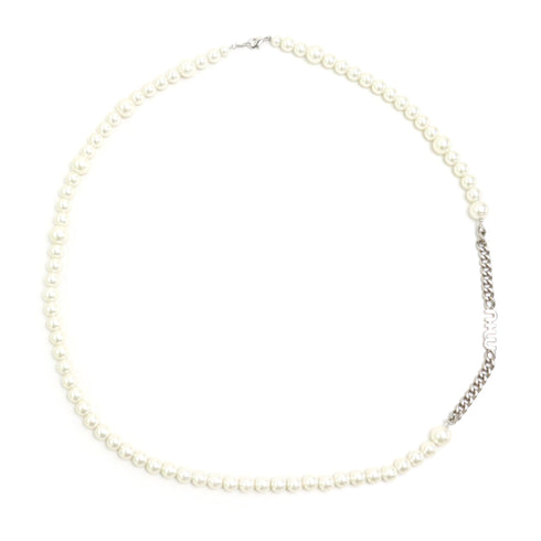 Pendant Necklace Artificial Pearl and Metal