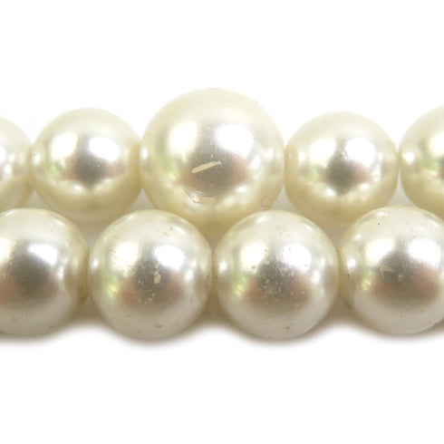 Pendant Necklace Artificial Pearl and Metal