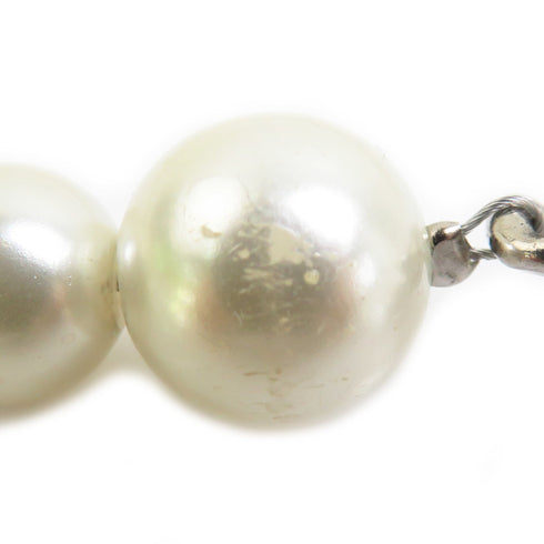 Pendant Necklace Artificial Pearl and Metal