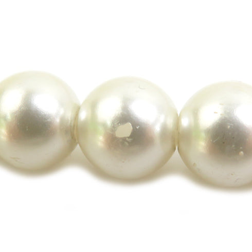 Pendant Necklace Artificial Pearl and Metal