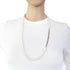 Pendant Necklace Artificial Pearl and Metal