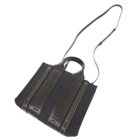 Woody Convertible Tote Canvas with Leather Small