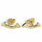 T Smile Mini Pendant Necklace 18K Yellow Gold Earrings 18K Yellow Gold