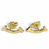 T Smile Mini Pendant Necklace 18K Yellow Gold Earrings 18K Yellow Gold