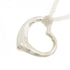 Open Heart Pendant Necklace Sterling Silver 35.7mm