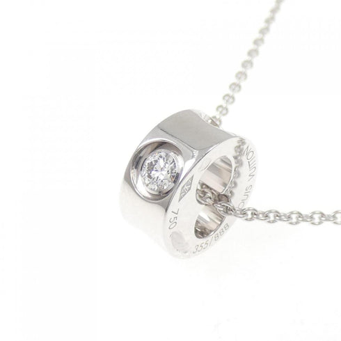 Pendant Necklace 18K White Gold with Diamond