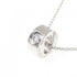 Pendant Necklace 18K White Gold with Diamond