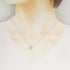 Pendant Necklace 18K White Gold with Diamond