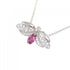 Firefly Pendant Necklace Platinum Mini