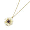Pendant Necklace Artificial Pearl Brown Gold White