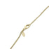 Pendant Necklace Artificial Pearl Brown Gold White