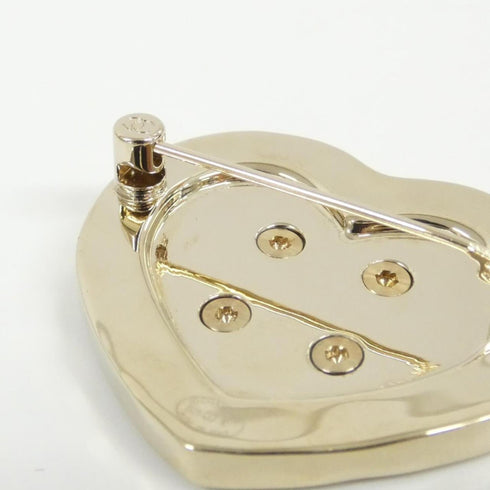 Brooch Gold and White