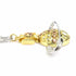 Pendant Necklace Gold and Silver Metal