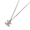 Pendant Necklace Metal Silver