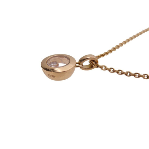 Happy Diamonds Icon Pendant Necklace 18K Rose Gold with Diamond