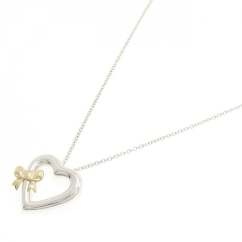 Pendant Necklace Sterling Silver and 18K Yellow Gold
